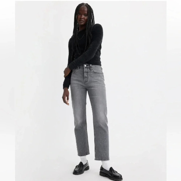 Levi’s 501® ORIGINAL CROPPED WOMEN'S JEANS excellent condition size 32 - Picture 1 of 7